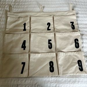 Land of Nod canvas Pocket Wall Hanging